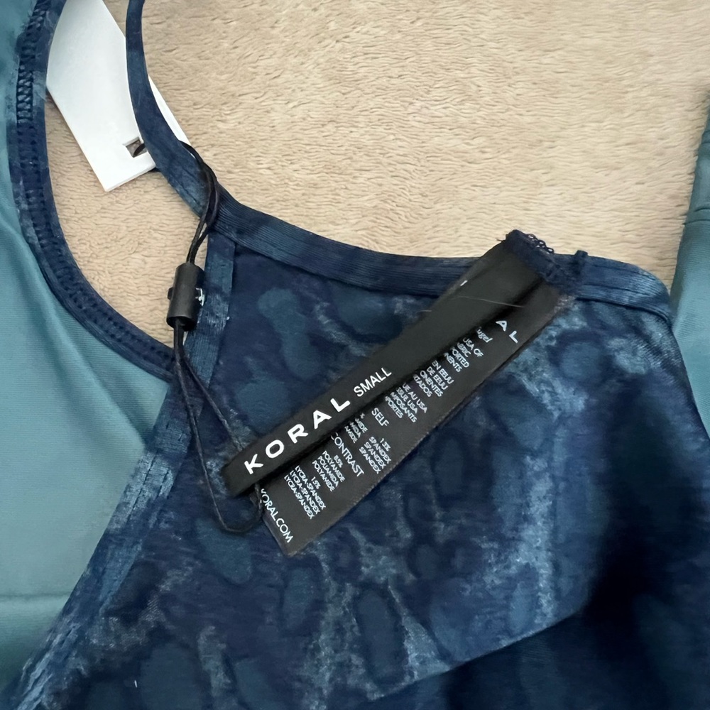 NWT Koral leggings and bra top set size small - Picture 2 of 9